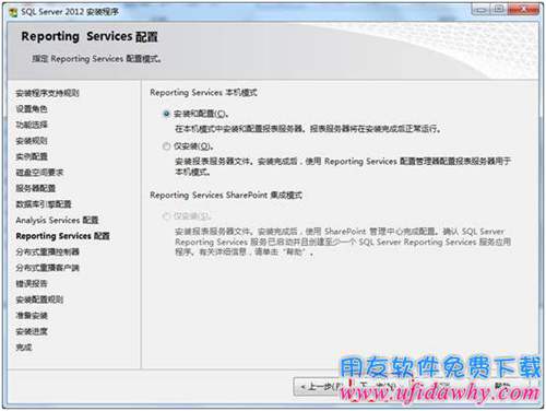 Sql server2012數(shù)據(jù)庫(kù)安裝報(bào)告選項(xiàng)圖示