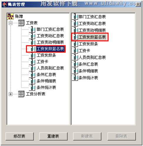 工資發(fā)放簽名表圖示