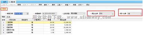 暢捷通T+調(diào)撥單操作圖示