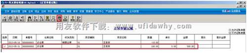 用友T3正常單據(jù)記賬圖示