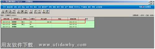 報(bào)銷(xiāo)后的支票登記簿圖示