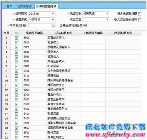 用友軟件T+期間損益結(jié)轉(zhuǎn)設(shè)置