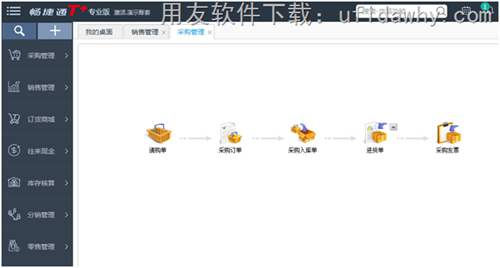 暢捷通T+12.1單機(jī)版采購管理操作界面圖示