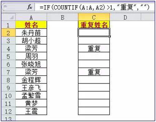 用實際案例教你Excel常用電子表格公式大全