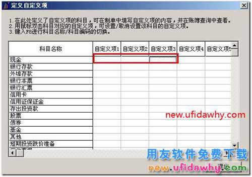 用友T3軟件填制憑證可不可以錄入自定義項(xiàng)？ 用友T3 第4張