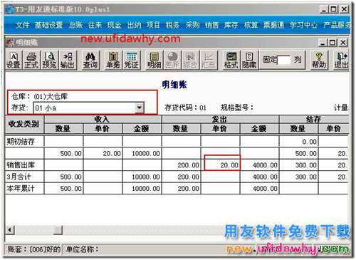 用友T3軟件按倉庫核算與按部門核算的區(qū)別？ 用友T3 第5張