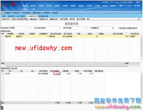 用友暢捷通T+智能補(bǔ)貨在軟件中怎么使用的圖文操作教程 T+產(chǎn)品 第45張