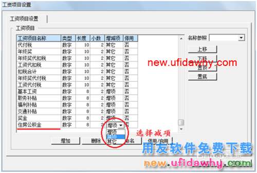 用友U8操作教程：[104]設(shè)置(增加)工資項目